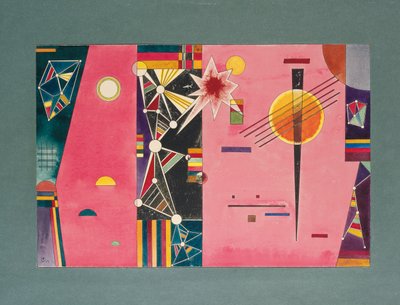 Rosso rosa; Rosa Rot da Wassily Kandinsky