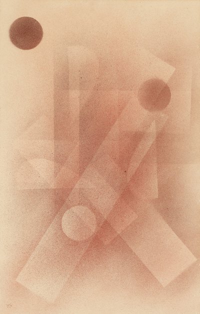 Rose doux (Mildes rosa) Acquerello di Vassily Kandinsky da Wassily Kandinsky