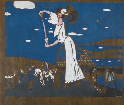 Bozzetto per un poster per una birreria francese da Wassily Kandinsky
