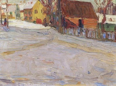 Paesaggio urbano da Wassily Kandinsky