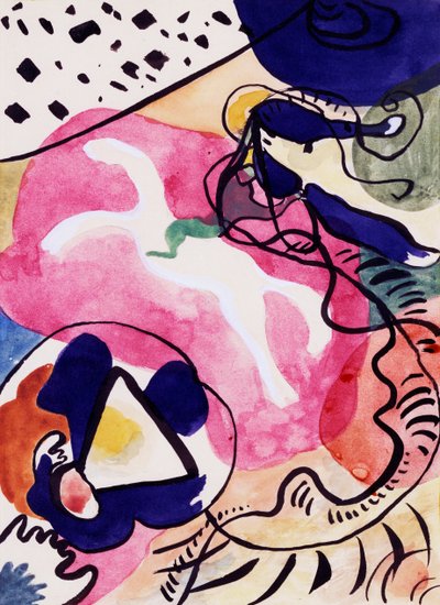 Studio per Cavaliere Blu da Wassily Kandinsky