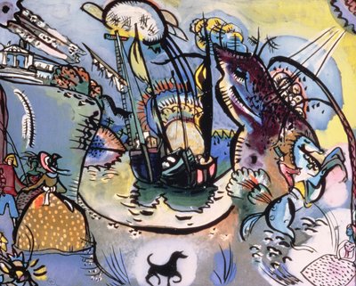 Il Porto, 1916 da Wassily Kandinsky
