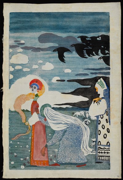 I Corvi, 1907 da Wassily Kandinsky