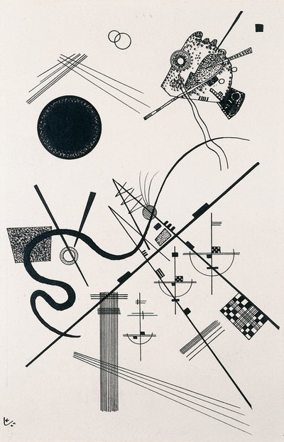 Senza titolo (Dessin 4) da Wassily Kandinsky