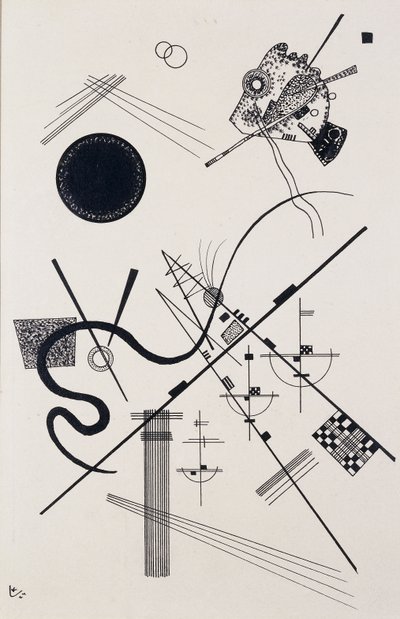 Senza titolo (Dessin 4) da Wassily Kandinsky