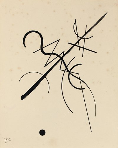 Disegno per Punto e Linea su Superficie da Wassily Kandinsky