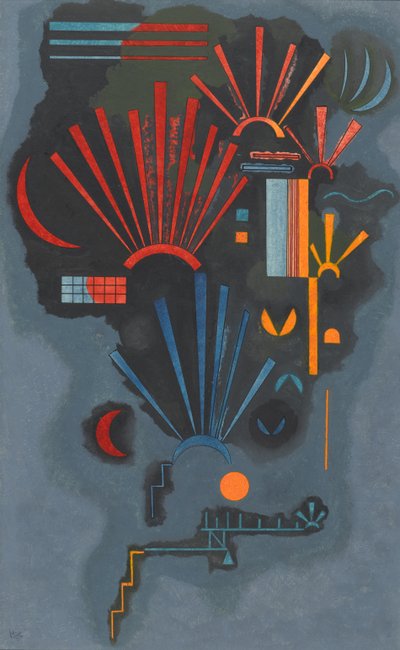 Zunehmen, 1933 da Wassily Kandinsky