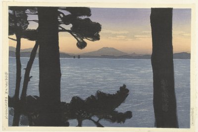 Bagliore serale nel parco Nishi a Fukuoka da Watanabe Kako