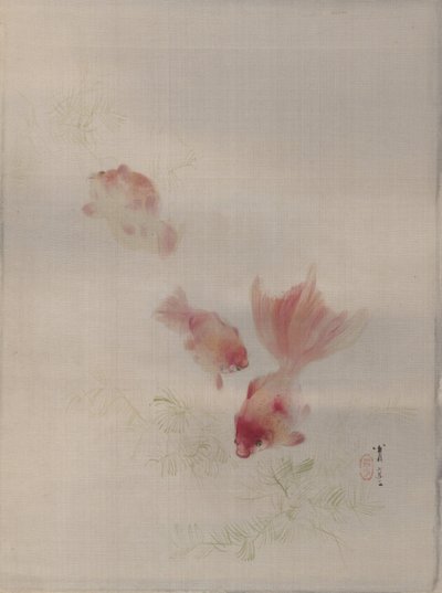 Pesci rossi, ca. 1887 da Watanabe Seitei