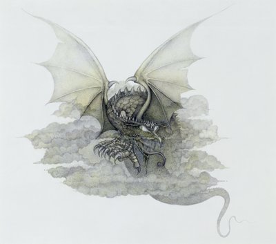 Un drago simile a una nuvola da Wayne Anderson