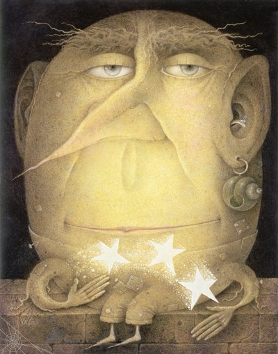 Catch a Falling Star (matita e pastello colorato su carta) da Wayne Anderson