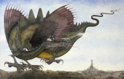 Drago in volo da Wayne Anderson