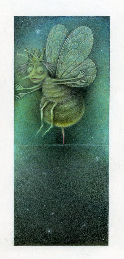 Queen Bee, 2003 (tecnica mista su tavola) da Wayne Anderson