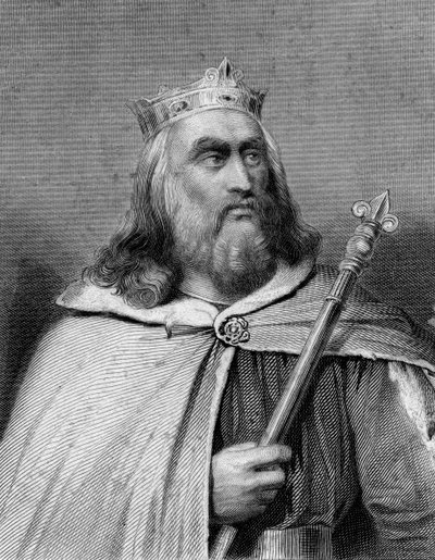 Re Clotario II dei Franchi, XIX secolo da Weber
