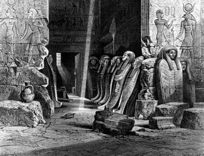 Interno del Tempio di Apet, Karnak, 1881 da Weber M