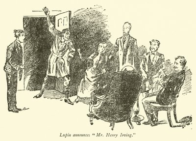 Lupin annuncia Mr Henry Irving da Weedon Grossmith
