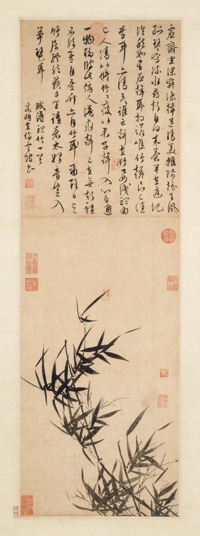 Ascoltando il bambù, fine 1400-inizio 1500 da Wen Zhengming