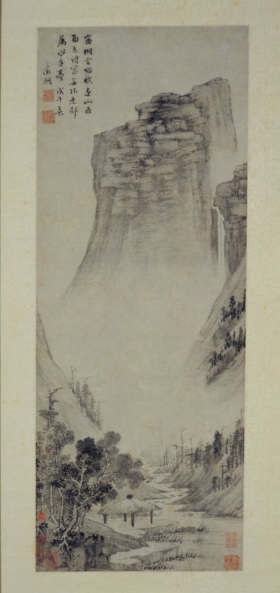 Pensieri poetici in un padiglione sul fiume, 1558 da Wen Zhengming