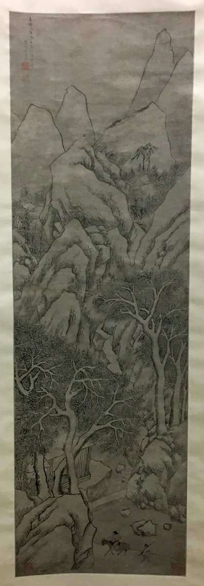 Paesaggio innevato da Wen Zhengming