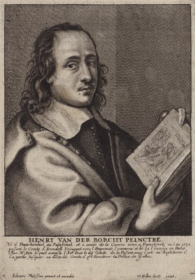 Hendrik van der Borcht II, pittore tedesco da Wenceslaus (after) Hollar