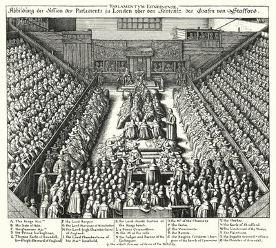 Processo di Thomas Wentworth da Wenceslaus (after) Hollar