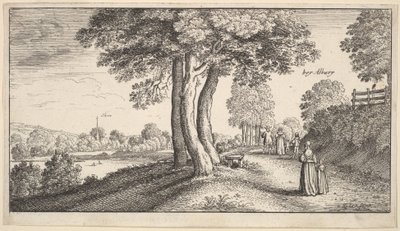 Albury, 1625-77 da Wenceslaus Hollar