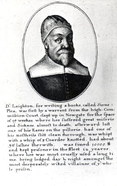 Alexander Leighton, c.1641 da Wenceslaus Hollar