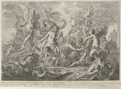 Allegoria della Pace di Vestfalia, 1648 da Wenceslaus Hollar