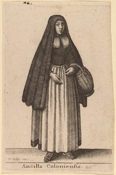 Ancilla Coloniensis da Wenceslaus Hollar