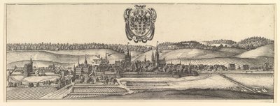 Ansbach e Coburg, Vista di due vedute a&b da Wenceslaus Hollar