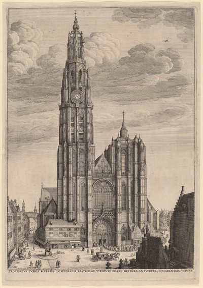 Cattedrale di Anversa da Wenceslaus Hollar