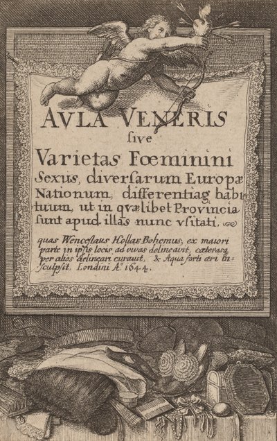 Aula Veneris: Frontespizio, 1644 da Wenceslaus Hollar