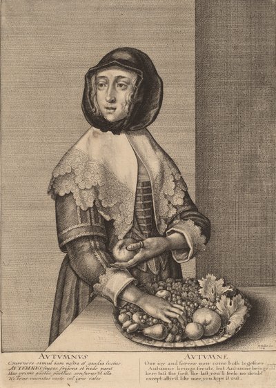 Autunno, 1641 da Wenceslaus Hollar