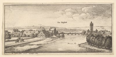 Cannstadt, 1665 da Wenceslaus Hollar