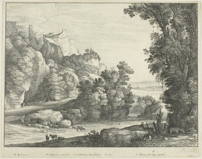 Bovini che bevono da Wenceslaus Hollar