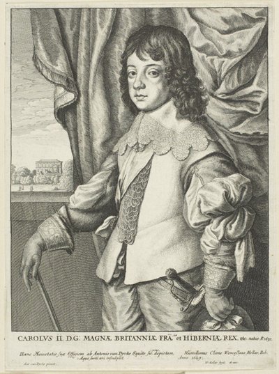 Carlo II da Wenceslaus Hollar