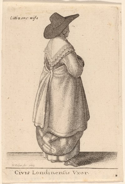 Civis Londinensis Vxor da Wenceslaus Hollar