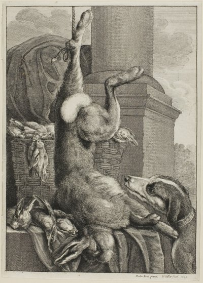 Lepre morta da Wenceslaus Hollar