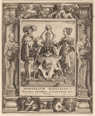 Stemma della Morte da Wenceslaus Hollar