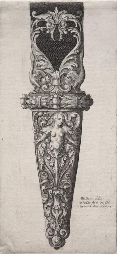Progetto per fodero di pugnale da Wenceslaus Hollar
