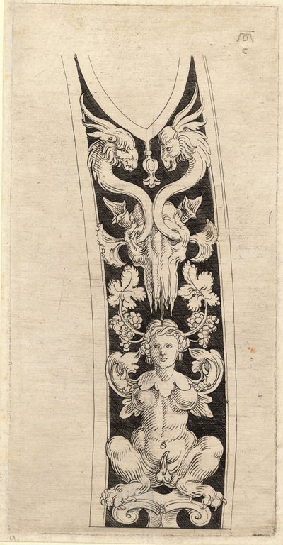 Progetto per un fodero, da un disegno di Albrecht Durer da Wenceslaus Hollar