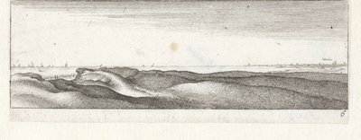 Dune vicino a Naarden (Piccoli paesaggi marini) da Wenceslaus Hollar
