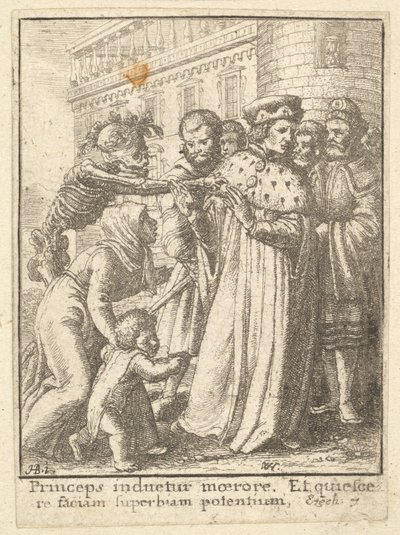 Duca, dalla Danza della Morte, 1651 da Wenceslaus Hollar