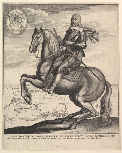 Conte di Essex a Cavallo da Wenceslaus Hollar