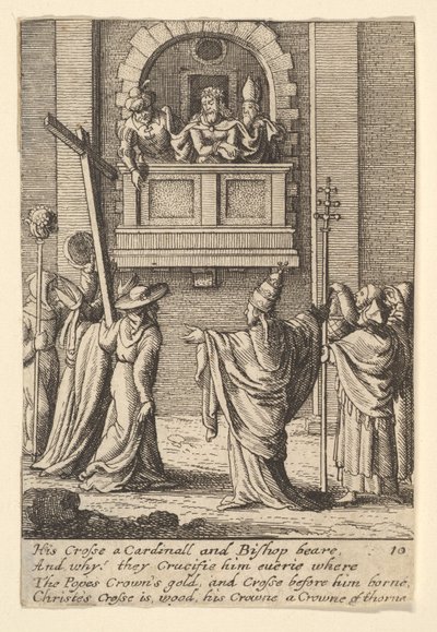 Ecce Homo, 1625-77 da Wenceslaus Hollar