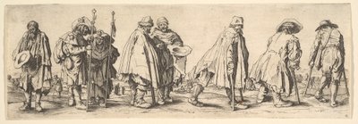 Otto mendicanti, 1630 da Wenceslaus Hollar
