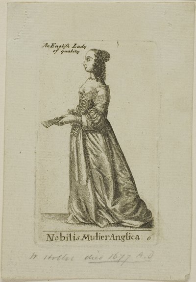 Nobildonna inglese da Wenceslaus Hollar