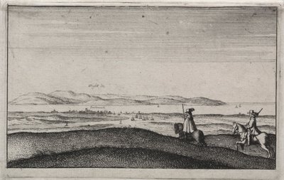 Vedute inglesi: Isola di Wight da Portsmouth da Wenceslaus Hollar