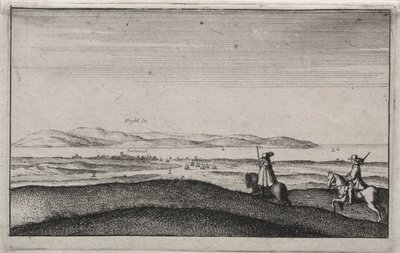 Vedute inglesi: Isola di Wight da Portsmouth da Wenceslaus Hollar