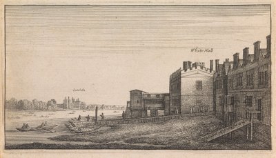 Vedute inglesi: Whitehall Lambeth da Wenceslaus Hollar